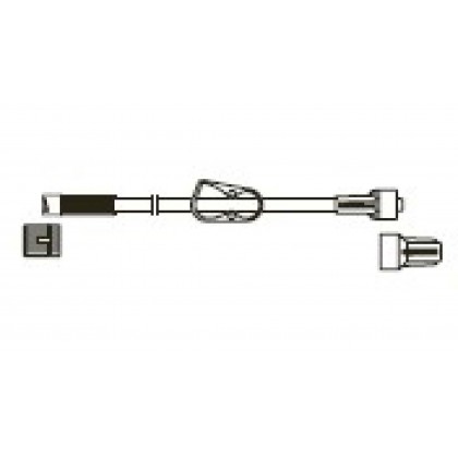 Item# BC580 Female luer-lock, pinch clamp, male luer-lock, CODAN FlowStop CapTM 50/CS